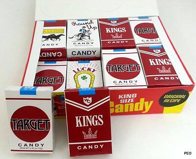 World King Size Candy Cigarettes 24 Count Box Free Shipping Sticks Bulk Candies