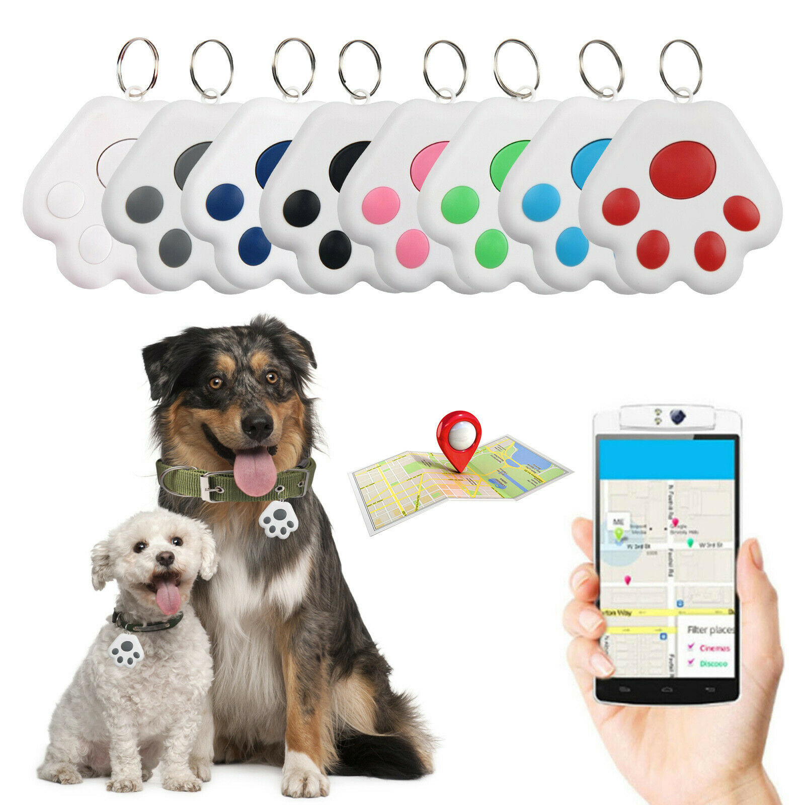Mini Tracking Prevention Smart Loss Device Tool Portable Dog Tracking Locator