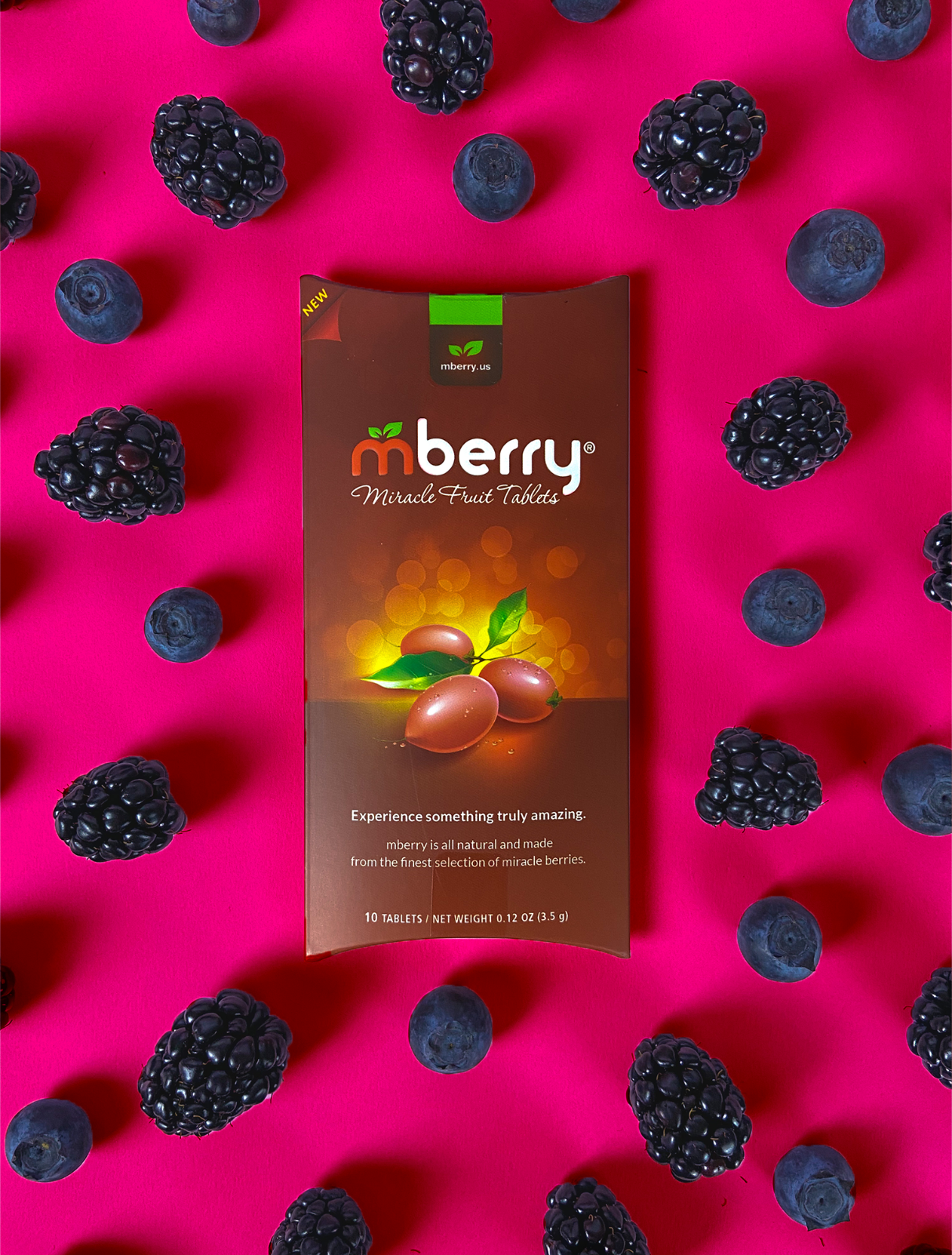 Mberry Miracle Berry Tablets | Single Pack (10 Tablets)