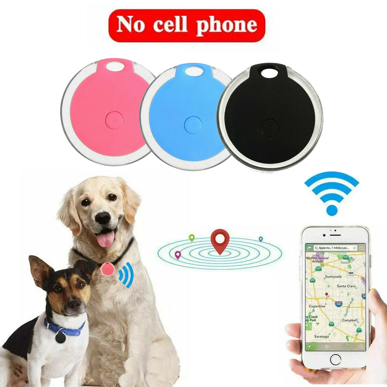 Cat Dog Mini Tracking Loss Prevention Waterproof Device Tool Pet GPS Locator L *